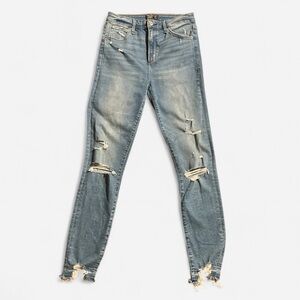 Abercrombie & Fitch Simone High Rise Ankle Jeans Women’s Size 28/6 Light Wash